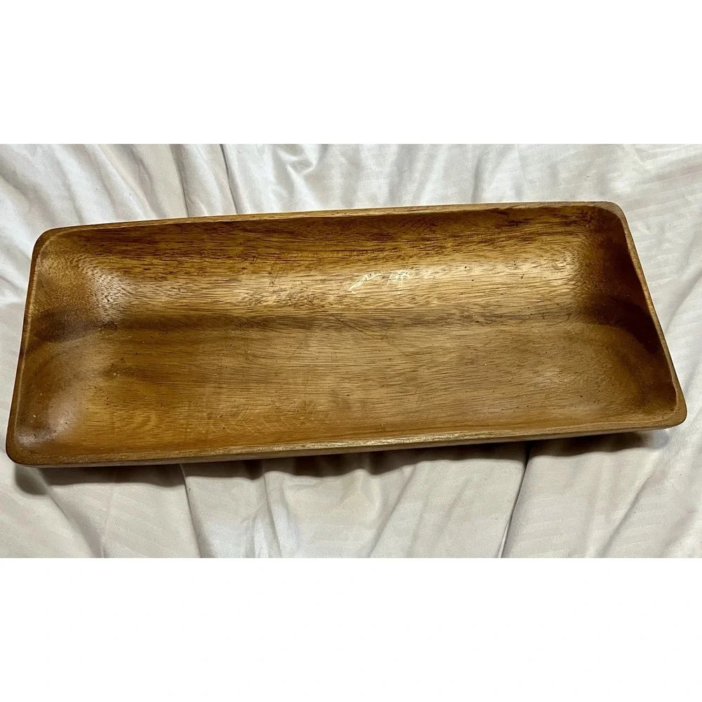 Handmade wooden tray 14